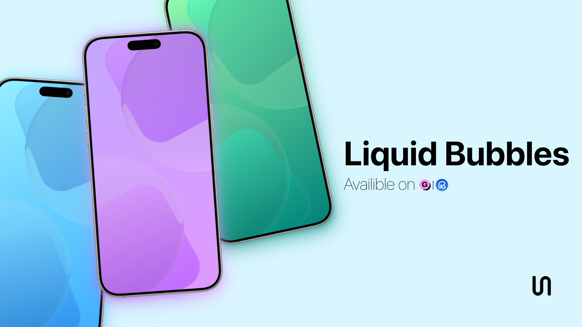 Liquid Bubbles - Liquid Glass Wallpaper Pack